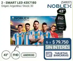 Hendel Noblex smart tv fhd androidtv oferta