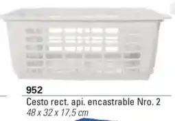 Colombraro Cesto rect. api. encastrable Nro. 2 oferta