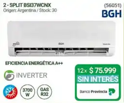 Hendel Bgh split bsi37wcnx oferta