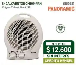 Hendel Panasonic caloventor ch109-pan oferta
