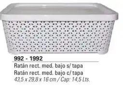 Colombraro Ratán rect. med. bajo oferta