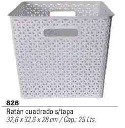 Colombraro Ratán cuadrado oferta