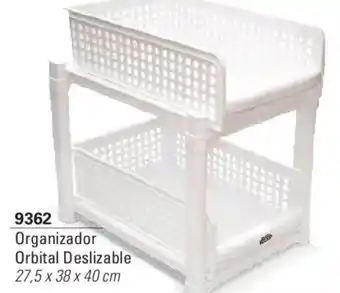 Organizador orbital deslizable