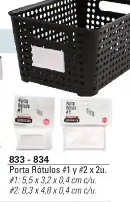 Colombraro Porta Rótulos oferta