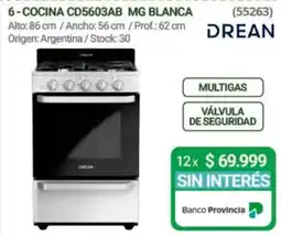 Hendel Drean cocina cd5603ab mg blanca oferta