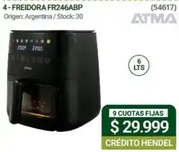 Hendel Atma freidora fr246abp oferta