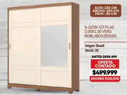 Hendel 3- D239-127 PLAC 2.00X2.30 VERG ROBL/BCO (55320) oferta