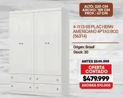 Hendel Henn americano 4ptas bco oferta