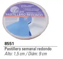 Colombraro 7dias pastillero redondo oferta
