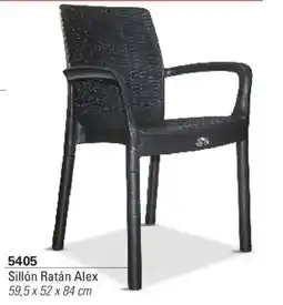 Colombraro Alex sillón ratán oferta