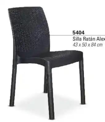 Silla ratán alex