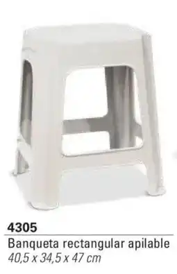 Colombraro Banqueta rectangular apilable oferta