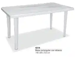Colombraro Mesa rectangular con refuerzo oferta