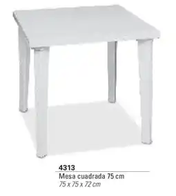 Colombraro Mesa cuadrada 75 cm oferta