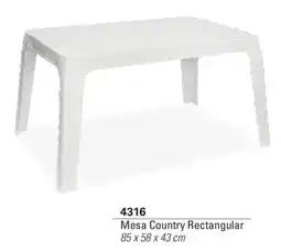 Colombraro Mesa Country Rectangular oferta