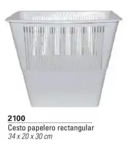Colombraro Cesto papelero rectangular oferta