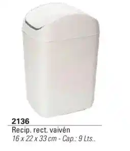 Colombraro Recip. rect. vaivén oferta