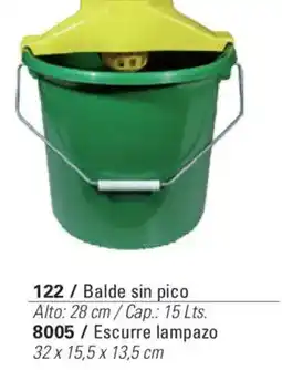 Colombraro Balde sin pico oferta