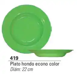 Colombraro Plato hondo econo color oferta