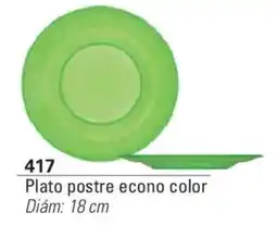 Colombraro Plato postre econo color oferta