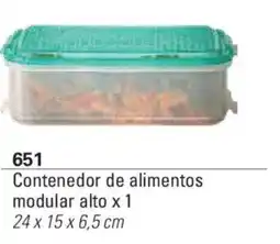 Colombraro Contenedor de alimentos modular alto oferta
