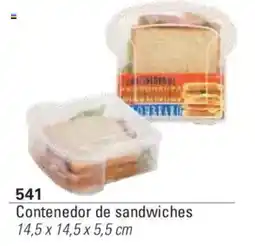 Colombraro Contenedor de sandwiches oferta