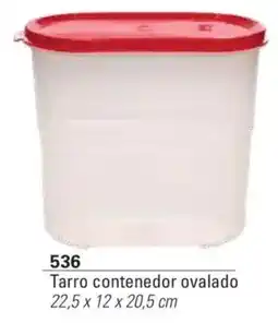 Colombraro Tarro contenedor ovalado oferta