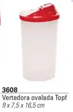 Colombraro Topf vertedora ovalada oferta