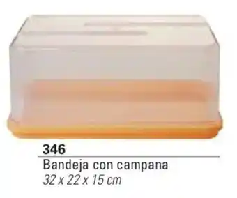 Bandeja con campana