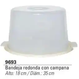 Colombraro Bandeja redonda con campana oferta