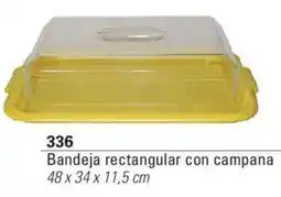 Colombraro Bandeja rectangular con campana oferta