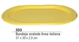 Colombraro Bandeja ovalada línea italiana oferta