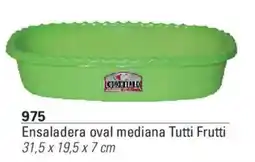 Colombraro Conchito ensaladera oval mediana tutti frutti oferta