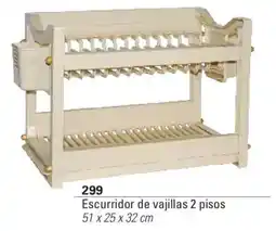 Colombraro Escurridor de vajillas 2 pisos oferta