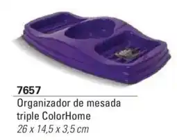 Colombraro ColorHome organizador de mesada triple oferta