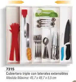 Colombraro Cubiertero triple con laterales extensibles oferta