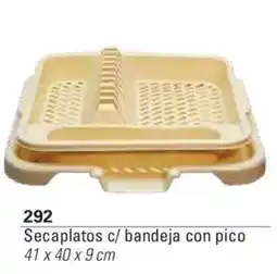 Colombraro Secaplatos c/ bandeja con pico oferta