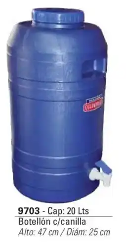 Colombraro Colombiana botellón c/canilla oferta