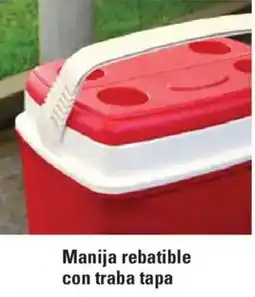 Colombraro Manija rebatible con traba tapa oferta