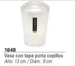 Colombraro Vaso con tapa porta cepillos oferta
