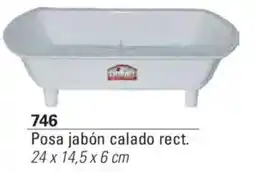 Colombraro Posa jabón calado rect. oferta