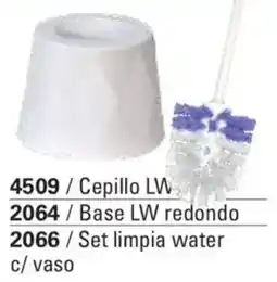Colombraro Cepillo lw base lw redondo set limpia water c/vaso oferta