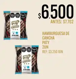 Supermercados Todo Paty hamburguesa de cancha oferta