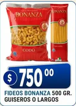 Supermercados Mayor Bonanza fideos guiseros o largos oferta