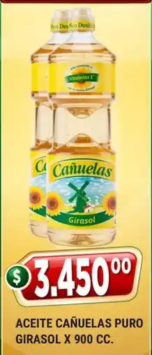 Supermercados Mayor Cañuelas aceite puro girasol oferta