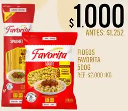 Supermercados Todo Favorita fideos codito oferta