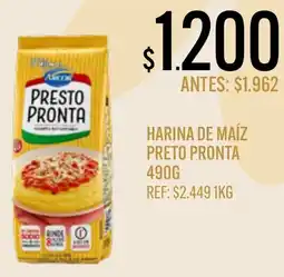 Supermercados Todo Presto pronta harina de maíz oferta
