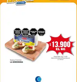 Cooperativa Obrera La serenisima queso cremón oferta