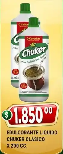 Supermercados Mayor Chuker edulcorante liquido clásico oferta