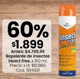Coto Insect free repelente de insectos oferta